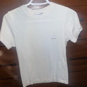 Balenciaga white t shirt.